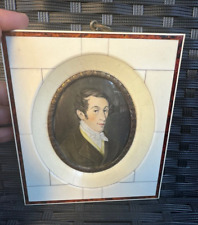 ANTICO DIPINTO AD OLIO FIRMATO, RITRATTO CARL VON WEBER (Compositore) - '800