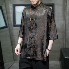 Camicia di seta stile cinese
