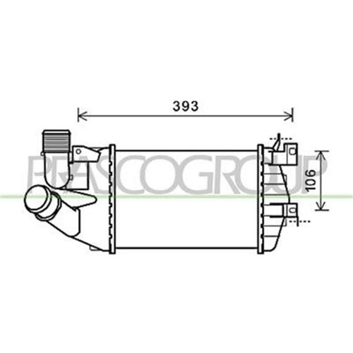 Intercooler per opel vauxhall - intercooler,