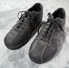 Scarpe Skechers Shape Ups da uomo taglia 10 nere in pelle da passeggio tonificanti comode