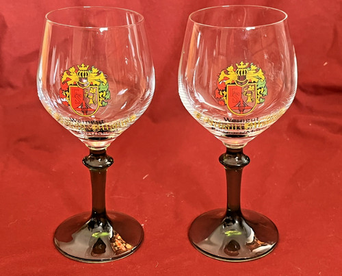 Bicchieri vino araldici - vino,