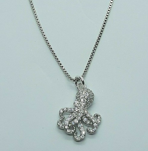 Collana con pendente polipo - pendente,