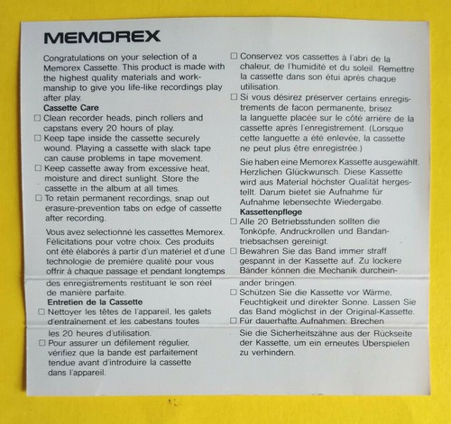 Copertina inlay per - copertina, mc