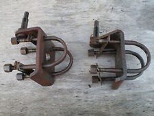 FIAT 1100 D H SUPPORTI BALESTRA POSTERIORE SUPPORTS CROSSBOW AMMORTIZZATORI 1200