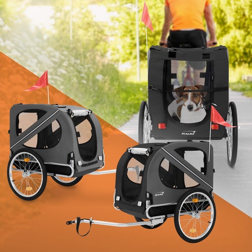 Rimorchio per cani pieghevole