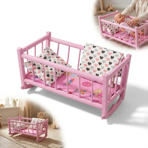 Culla retrò rosa - , con