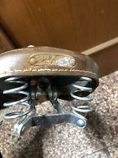 Brooks B17 Sella - Honey Sella Bici Molto Antica Da Collezione ,