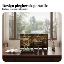 Paravento cinese laccato in