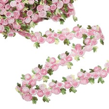 Nastro orlo pizzo rosa 0,9" x