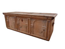 Cassapanca cirmolo tirolese/trentina-  XVIII secolo  -  epoca 700!! pino -gembro