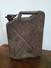 Vecchia Tanica Bidone In Ferro carburante