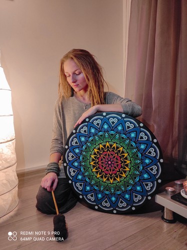 Sacro vegano healing yantra - vegano, "healing