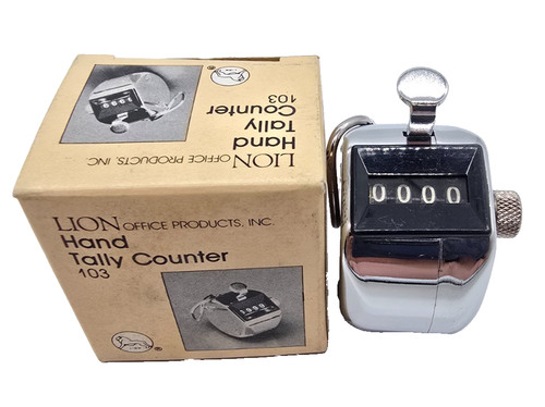 Vintage lion contatore manuale - lion,