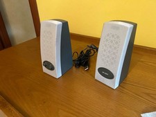 Casse acustiche Earthquake "Active Multimedia Speaker", grigie, 8x6x15 cm