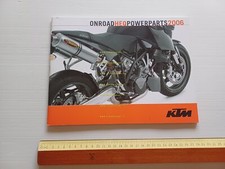 KTM catalogo parti speciali strada 2006 depliant italiano francese originale