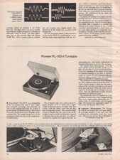 Pioneer - PL-15D-II Turntable