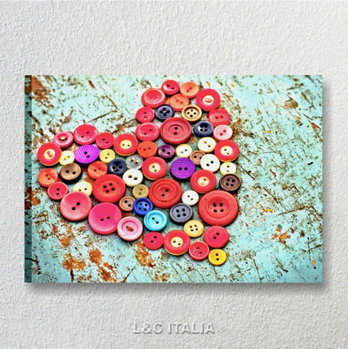 Heart quadro su tela 70x50 - 2,
