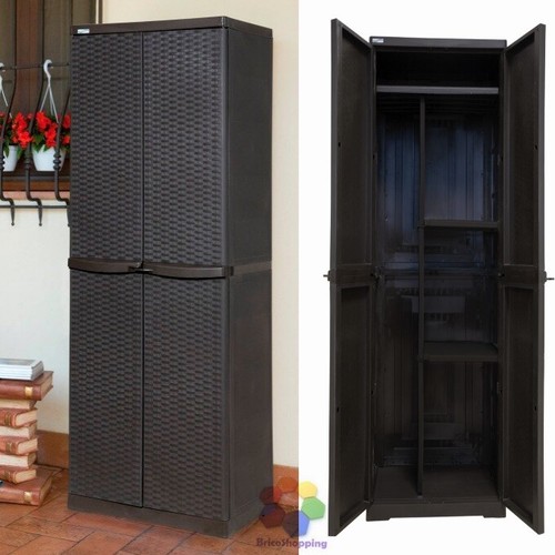 Armadio rattan pvc resina - rattan,