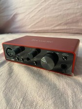 Scheda audio Focusrite Scarlett solo 3rd generation, usato solo per prova