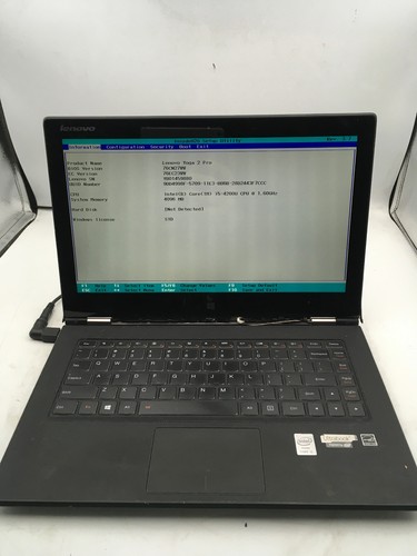 Lenovo yoga pro boot - yoga,