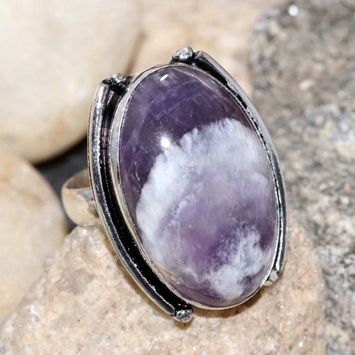 Anello ametista chevron - anello,