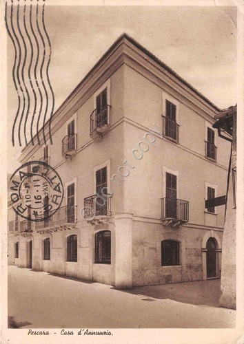 Cartolina pescara casa - pescara,