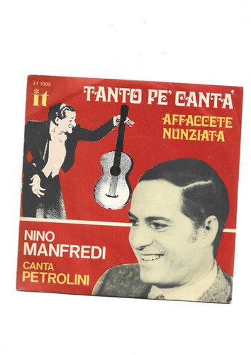 Nino manfredi disco - disco, 45