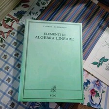 Elementi algebra lineare - elementi, di