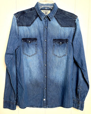 Zara Camicia Uomo Denim Uomo M