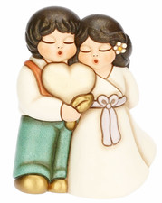 THUN SPOSINI GRANDI IN PIEDI CON CUORE ORIGINALE NUOVO CON CONFEZIONE