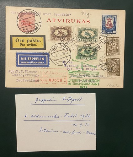 Lituania posta zeppelin - lituania,
