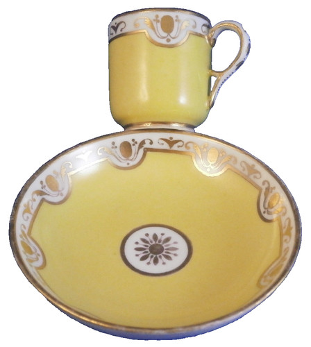 Antica tazza piattino - e,