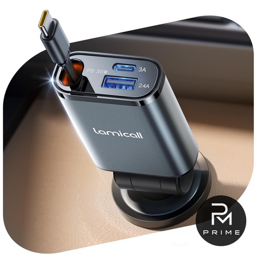 Caricabatterie auto lamicall - auto,
