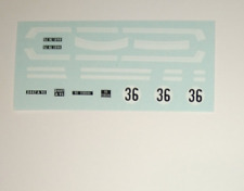 décalcomanie pour modèle Dinky Toys Renault 12 1424G, Renault 8 Gordini 1414