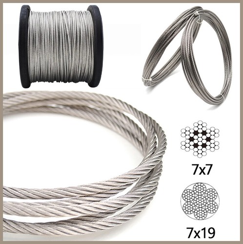Corda metallica acciaio inox