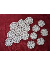 SET 1 +6 CENTRINI REALIZZATI A MANO