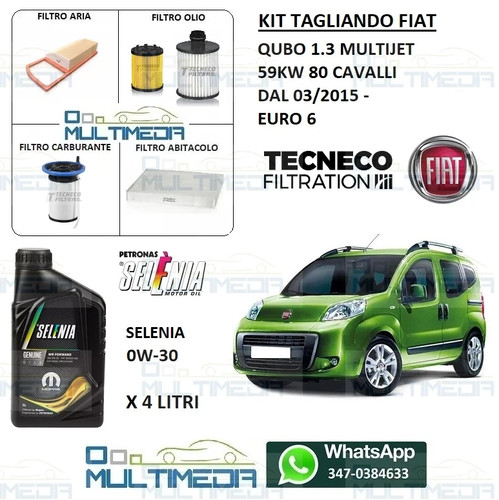 Kit tagliando filtri olio - kit,