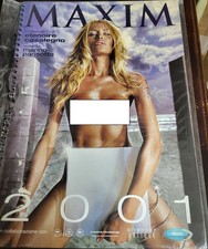 MAXIM  ITALIA  CALENDARIO  2001  CON ELENOIRE CASALEGNO ( FOTO M. PARISOTTO )