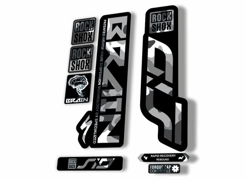 Adesivo decalcomania rock shox - adesivo,