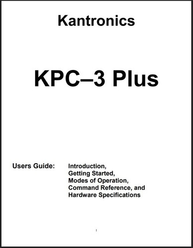 Kantronics kpc plus guida - kpc-3,