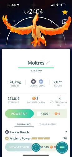 Shiny moltres galarian tr - moltres, tr-de