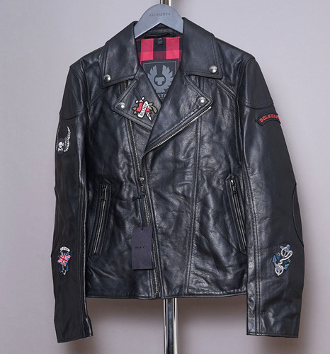 Belstaff wingrave giacca pelle - belstaff,