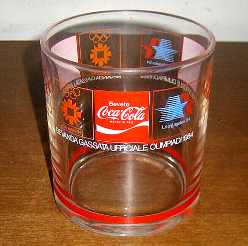 Bicchiere coca cola olimpiadi - bicchiere,
