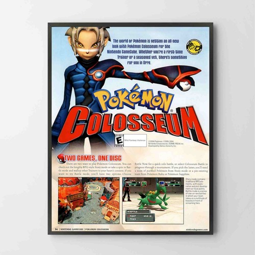 Poster pokemon colosseo - poster,