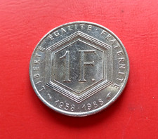 Monnaie France 1 Franc 1988 Charles de Gaulle KM#963 [4231]