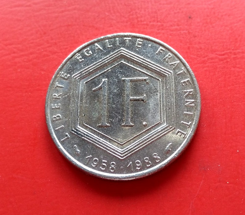 Monnaie france franc - france, 1988