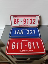 3 Targhette In Metallo LEGGI DESCRIZIONE