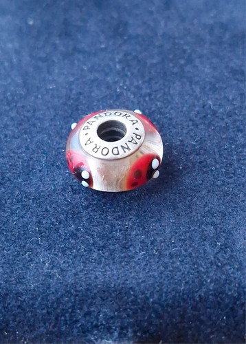 Pandora charm coccinella vetro - coccinella,