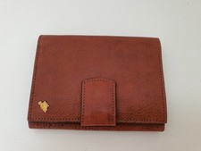 Borsa The Bridge in vera pelle marrone, nuova 14 cm x 10 cm