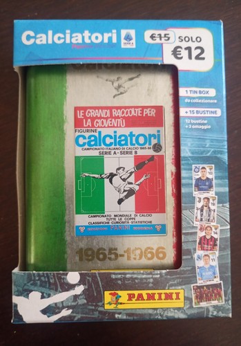 Tin box calciatori - tin, panini